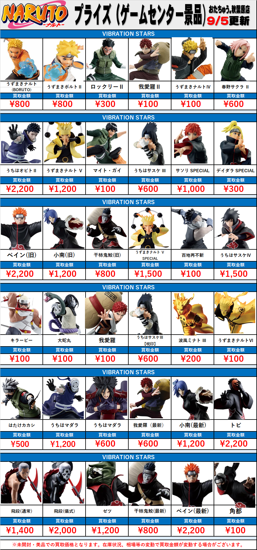 ナルトプライズフィギュア13個セット(バラ売り可) NARUTO-ナルト- シリーズ｜作品タイトル｜バンプレストナビサイト