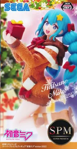 winter 2022 ミク スーパープレミアムフィギュアのパッケージ