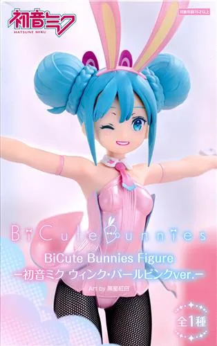 パールピンク ミク BiCute Bunnies Figureのパッケージ