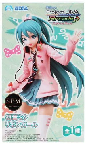 リボンガール ミク スーパープレミアムフィギュアのパッケージ