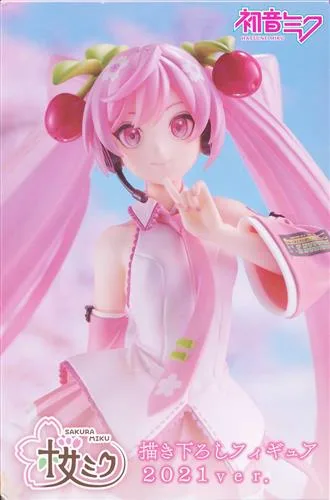 タイトー 桜ミク 描き下ろしフィギュア 2021verのパッケージ