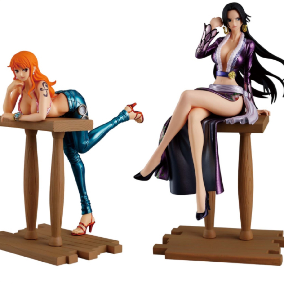 ONE PIECE GRANDLINE JOURNEY-SPECIAL- ナミ&ハンコック 2種セットのパッケージ