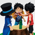 A賞 エース&サボ&ルフィ<br /> ドラマティックメモリーズのパッケージ