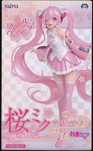 タイトー 桜ミク 描き下ろしイラストver パールウィンクのパッケージ