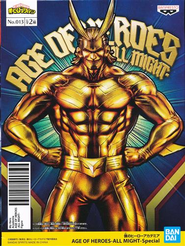 オールマイト(ゴールド) AGE OF HEROES-ALL MIGHT-Specialのパッケージ