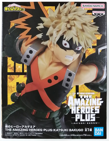爆豪勝己 THE AMAZING HEROES-PLUS-KATSUKI BAKUGOのパッケージ