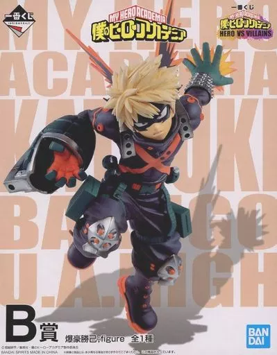 B賞 爆豪勝己 HERO VS VILLAINSのパッケージ