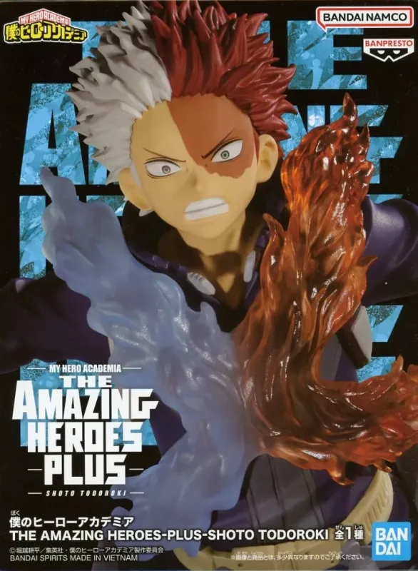 轟焦凍 THE AMAZING HEROES PLUS SHOTO TODOROKIのパッケージ