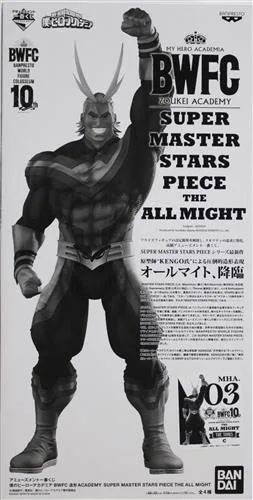 C オールマイト BWFC SUPER MASTER STARS PIECE THE TONES賞のパッケージ