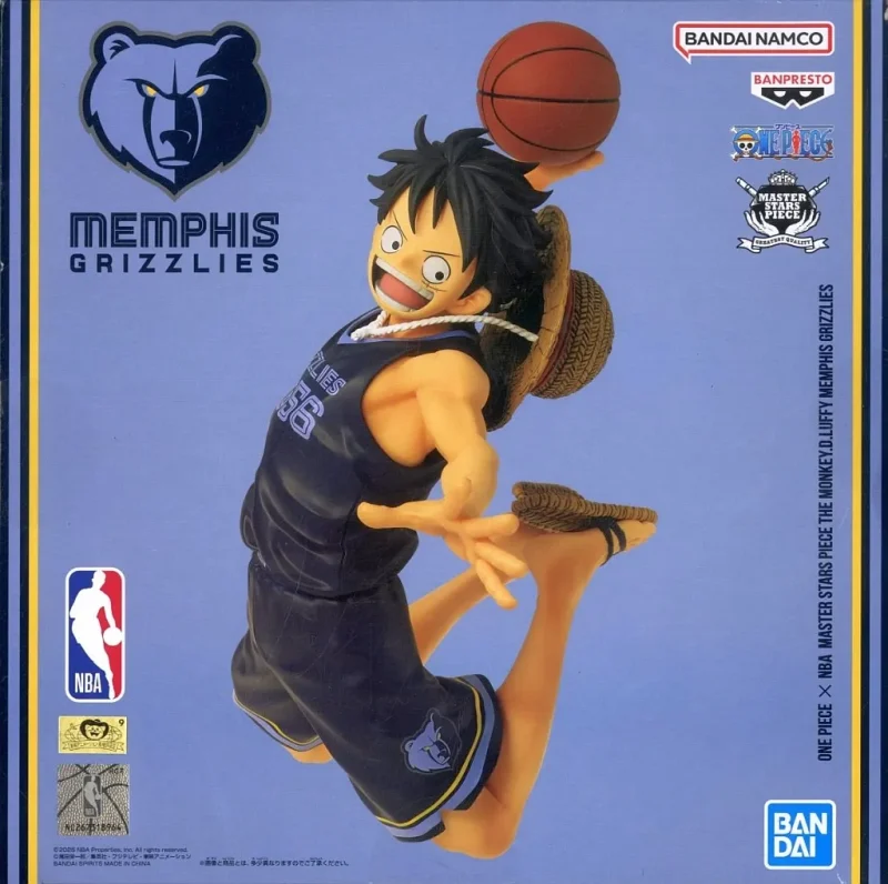 ルフィ(MEMPHIS GRIZZLIES) ONE PIECE ×NBA <br />
MASTER STARS PIECE のパッケージ