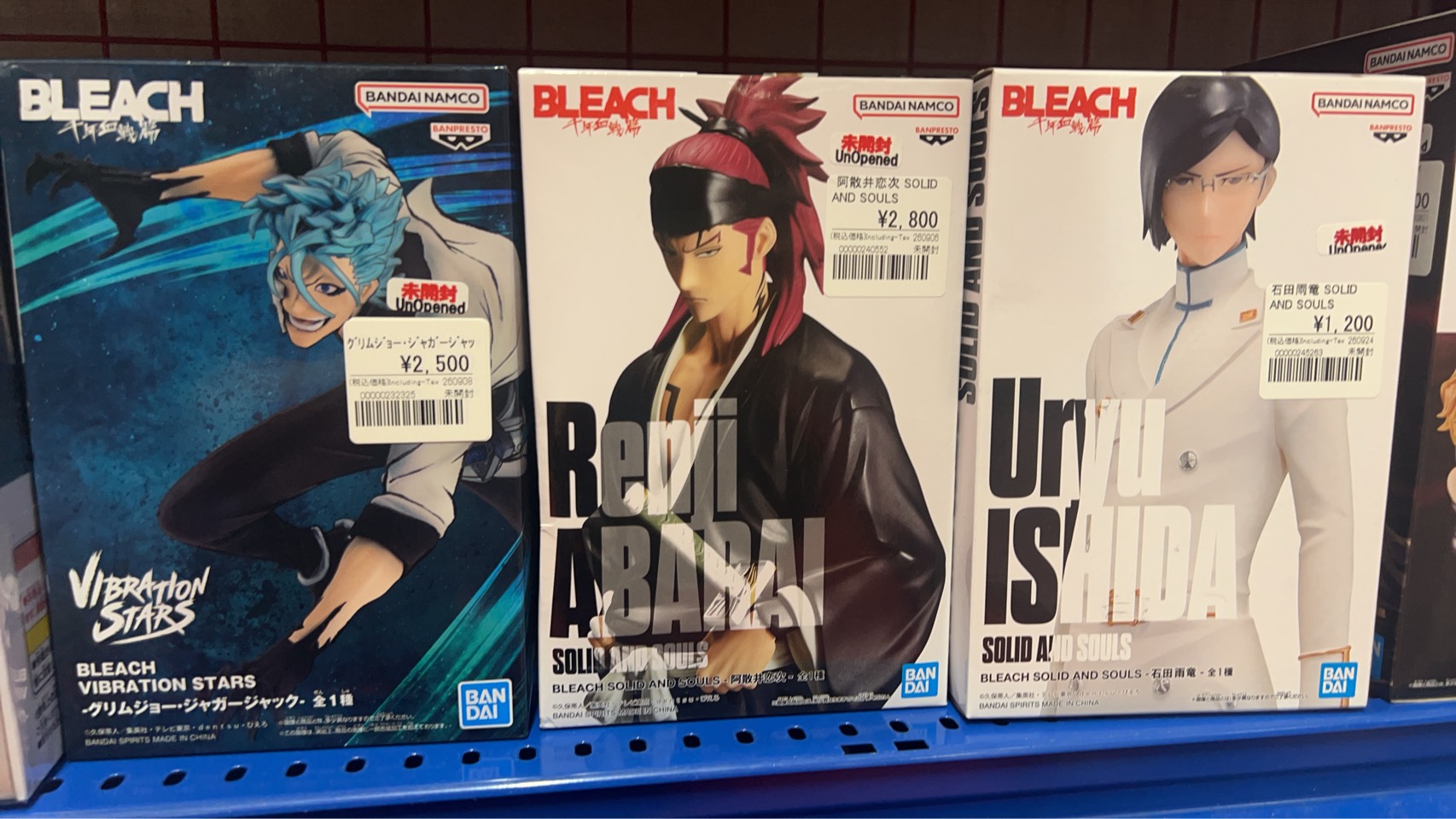 BLEACH 店内売り場コーナー SOLID AND SOULS / VIBRATION STARS