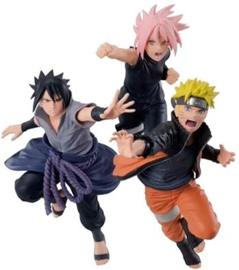 共闘 うずまきナルト うちはサスケ 春野サクラVIBRATION STARS 三種セット -NARUTO72 series-のパッケージ