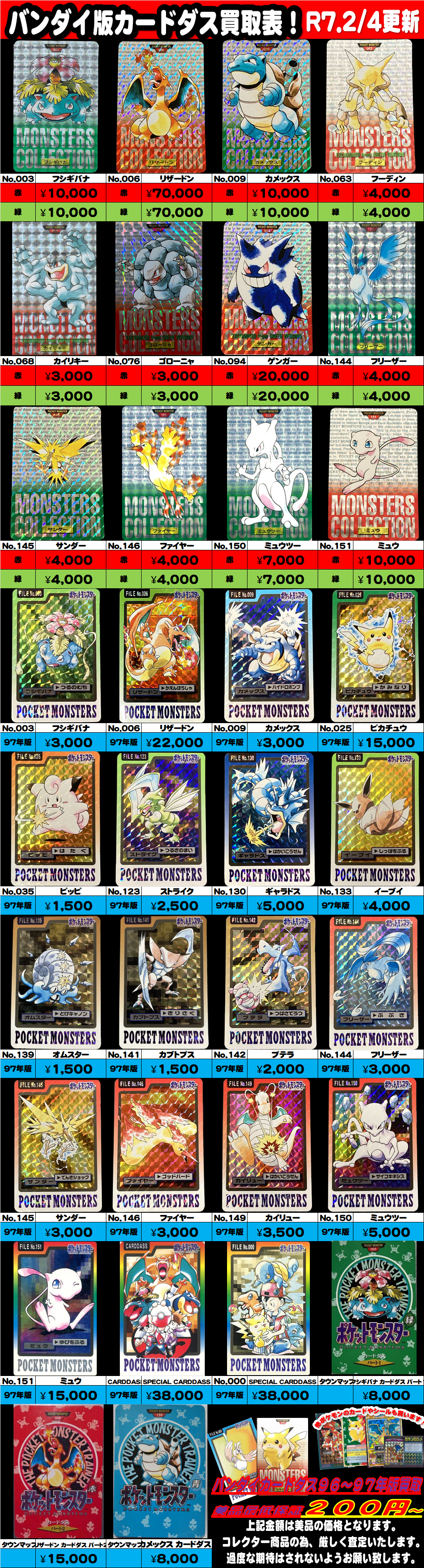 初期 バンダイポケットモンスターカードダス ゴローニャ076緑 