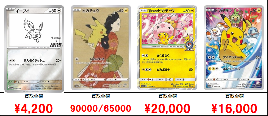 ポケカ 【プロモーションカード】買取価格表/全国対応の宅配買取