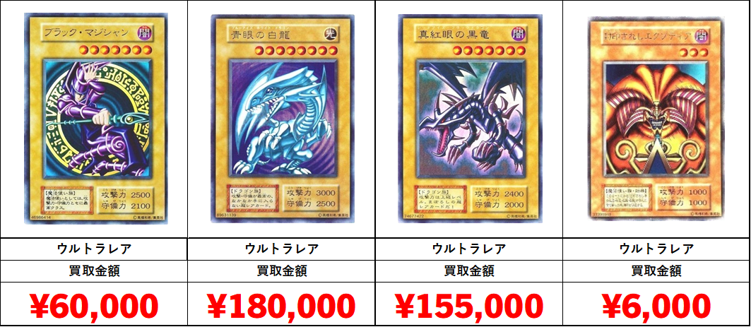 遊戯王】初期・パラレルなど買取リスト□全国対応の宅配買取