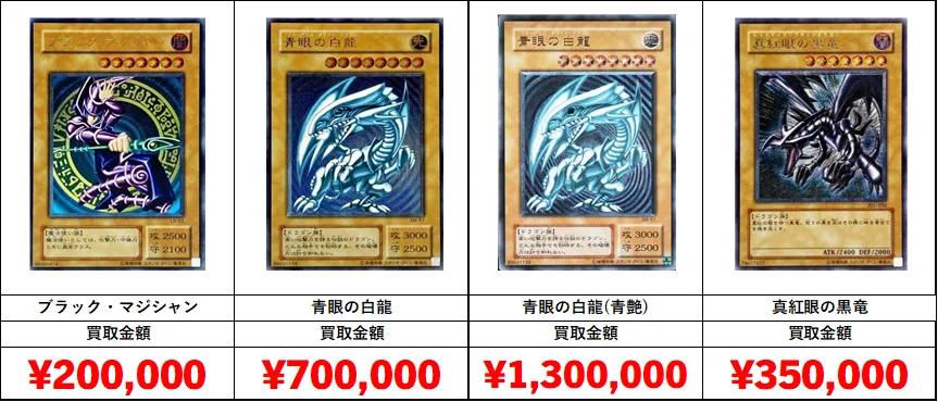 遊戯王高価買取 レリーフ買取表 アルティメットレア 全国対応の宅配買取 - おたちゅう 秋葉原2号店 トレカ館