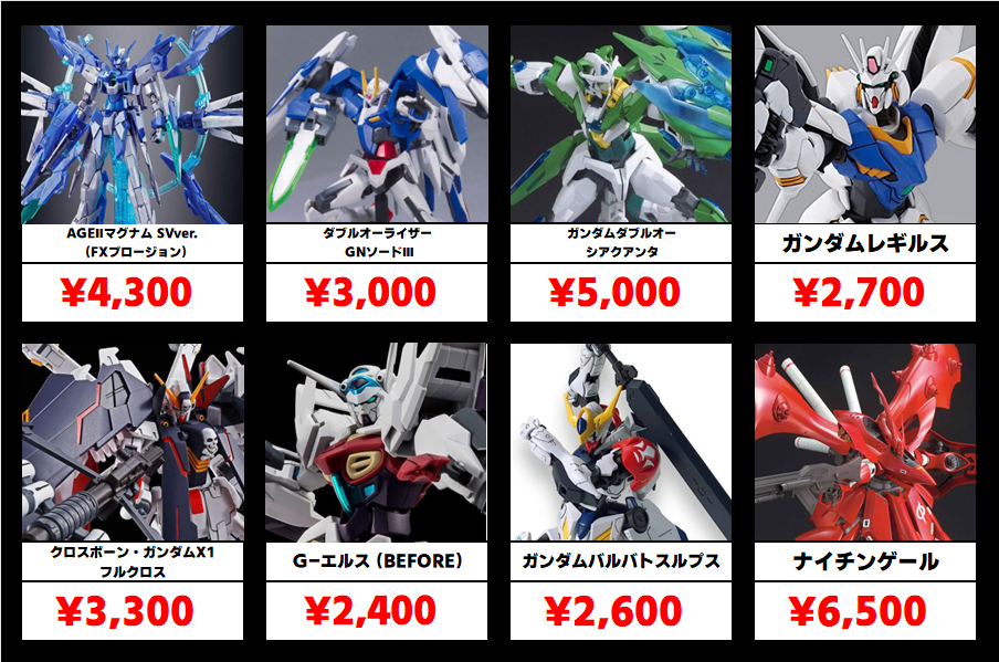 秋葉原【ガンダム専門店】ガンプラ買取価格 全国対応の宅配買取