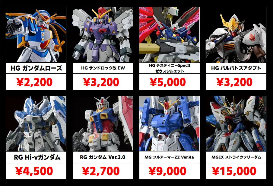 模型・プラモデル あ*き様 HG ガンプラ 4体セットまとめ売り