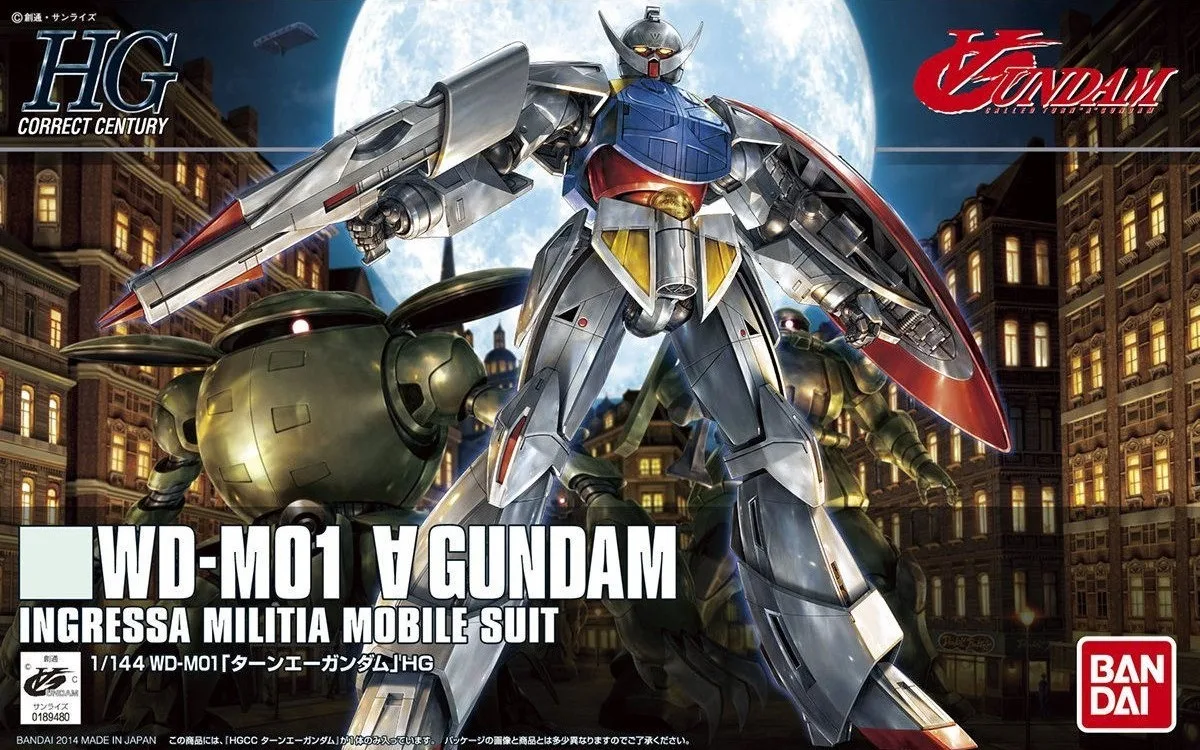 HG ターンエーガンダムのプラモデルのパッケージ