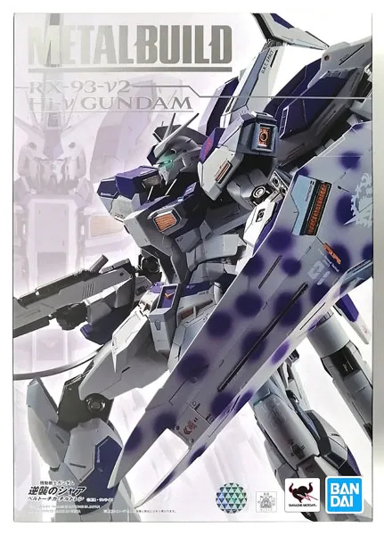 Hi-νガンダムのメタルビルドのパッケージ