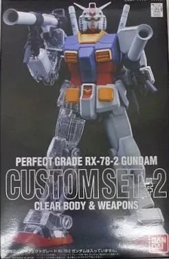 PG ガンダムカスタムセット#2のプラモデルのパッケージ