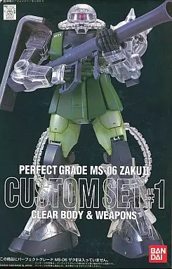 PG ザクⅡ用カスタムパーツセット#1のプラモデルのパッケージ