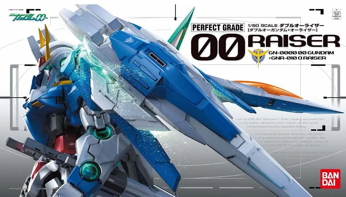 PG ダブルオーライザーのプラモデルのパッケージ