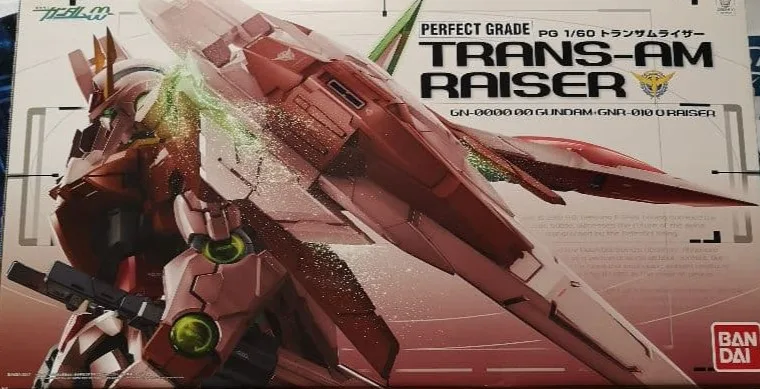 PG トランザムライザー 【プレミアムバンダイ限定】のプラモデルのパッケージ