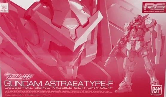 RG ガンダムアストレア TYPE-F 【プレミアムバンダイ限定】のプラモデルのパッケージ