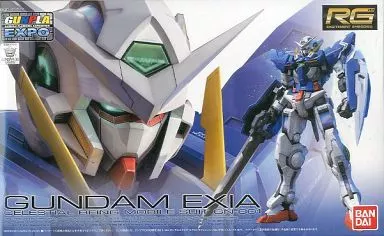 RG ガンダムエクシア エクストラフィニッシュVer.のプラモデルのパッケージ