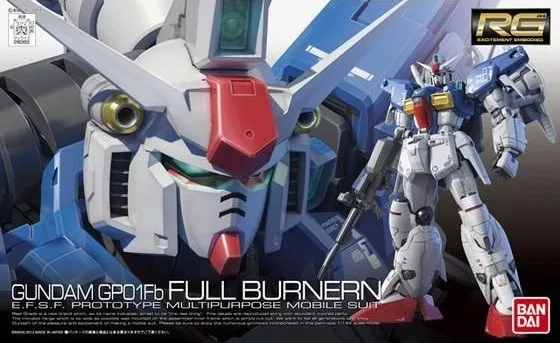 RG ガンダム試作1号機 フルバーニアンのプラモデルのパッケージ
