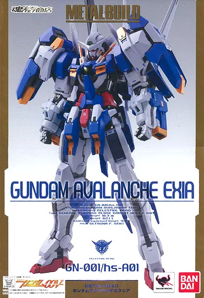 ガンダム アヴァランチエクシアのメタルビルドのパッケージ
