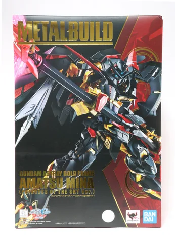 ガンダムアストレイゴールドフレーム天ミナ (天空の皇女Ver.)のメタルビルドのパッケージ