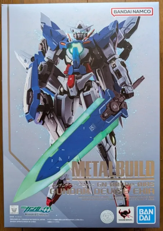 ガンダムデヴァイズエクシアのメタルビルドのパッケージ