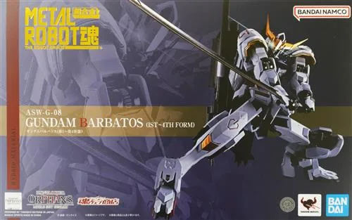 ガンダムバルバトス（第1～第4形態）のMETALROBOT魂のパッケージ