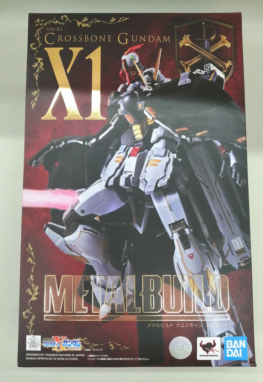 クロスボーン・ガンダムX1のメタルビルドのパッケージ