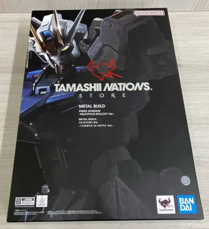 ストライクガンダム -ヘリオポリス ロールアウト Ver. -のメタルビルドのパッケージ