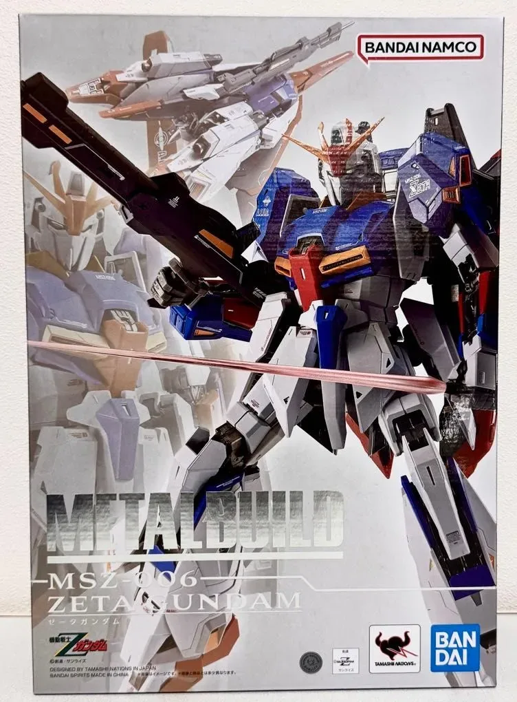 ゼータガンダムのメタルビルドのパッケージ