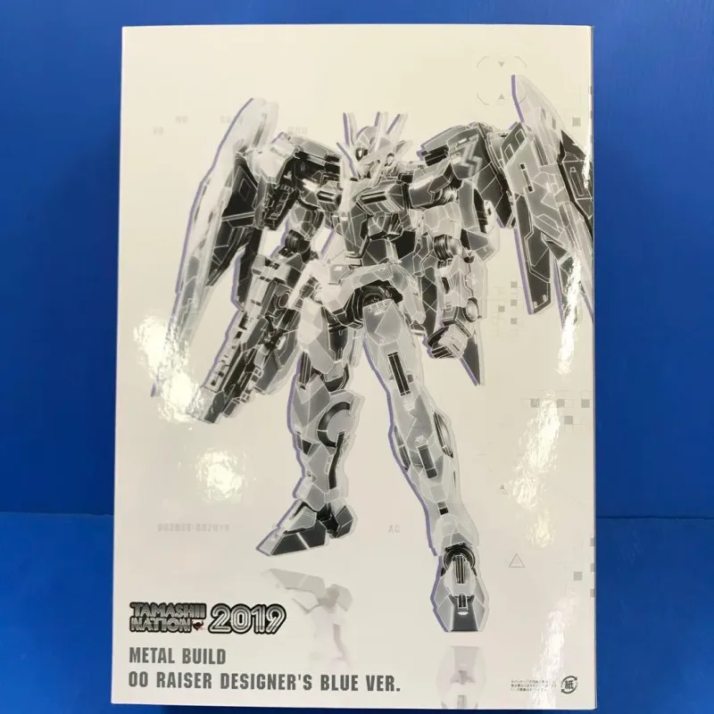 ダブルオーライザー デザイナーズブルー Ver.のメタルビルドのパッケージ