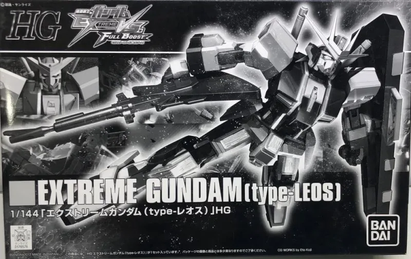 HG エクストリームガンダム typeレオス 【プレミアムバンダイ限定】のプラモデルのパッケージ