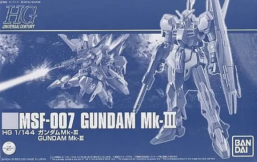 HG ガンダムMk－Ⅲ 【プレミアムバンダイ限定】のプラモデルのパッケージ