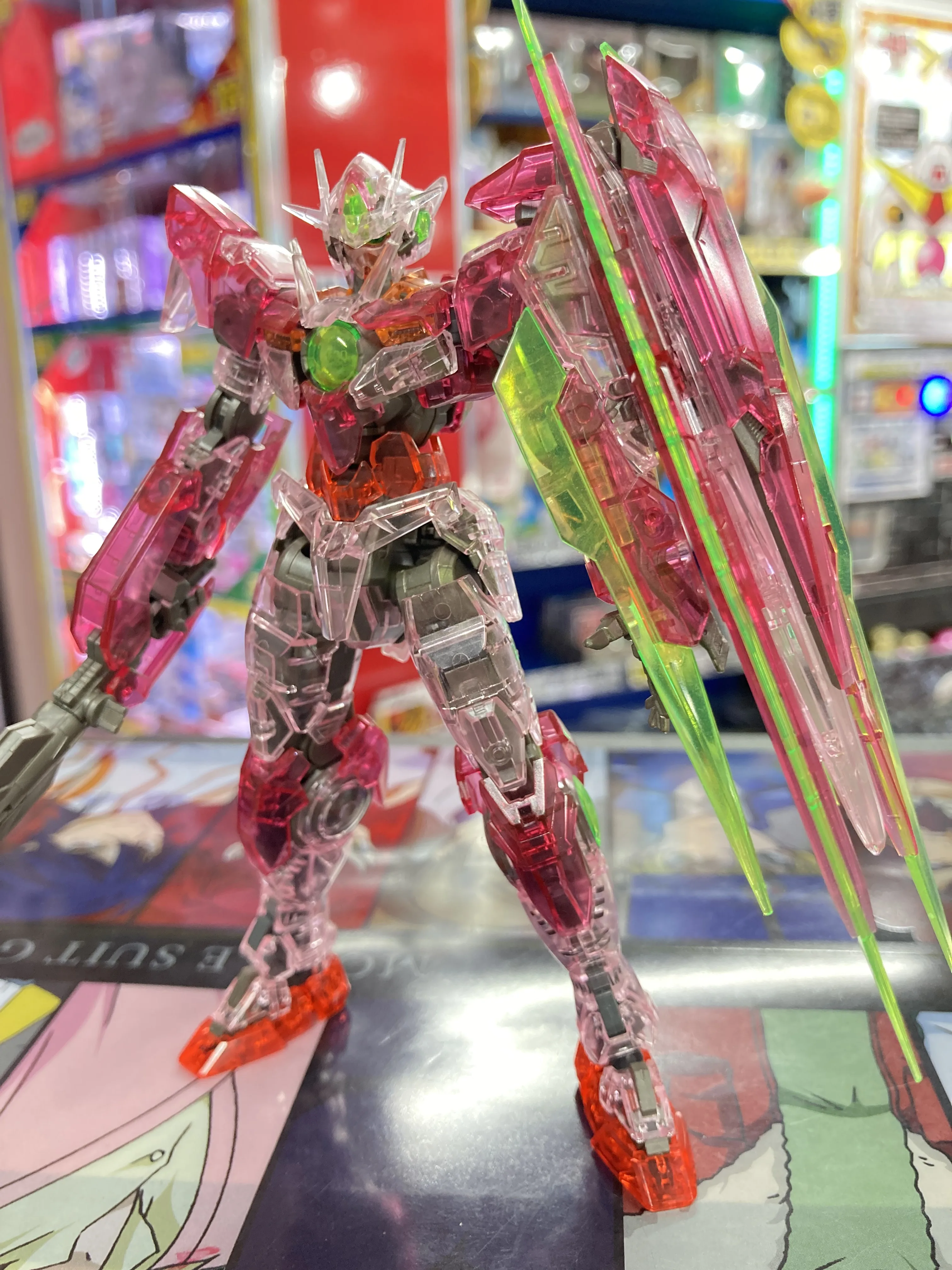 RG 1/144 ダブルオークアンタ トランザムクリア