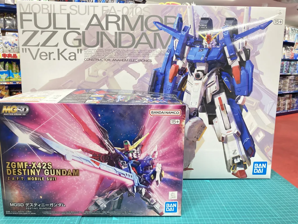 ガンプラ紹介】MGSD デスティニー & MG フルアーマーZZ Ver.Ka 発売