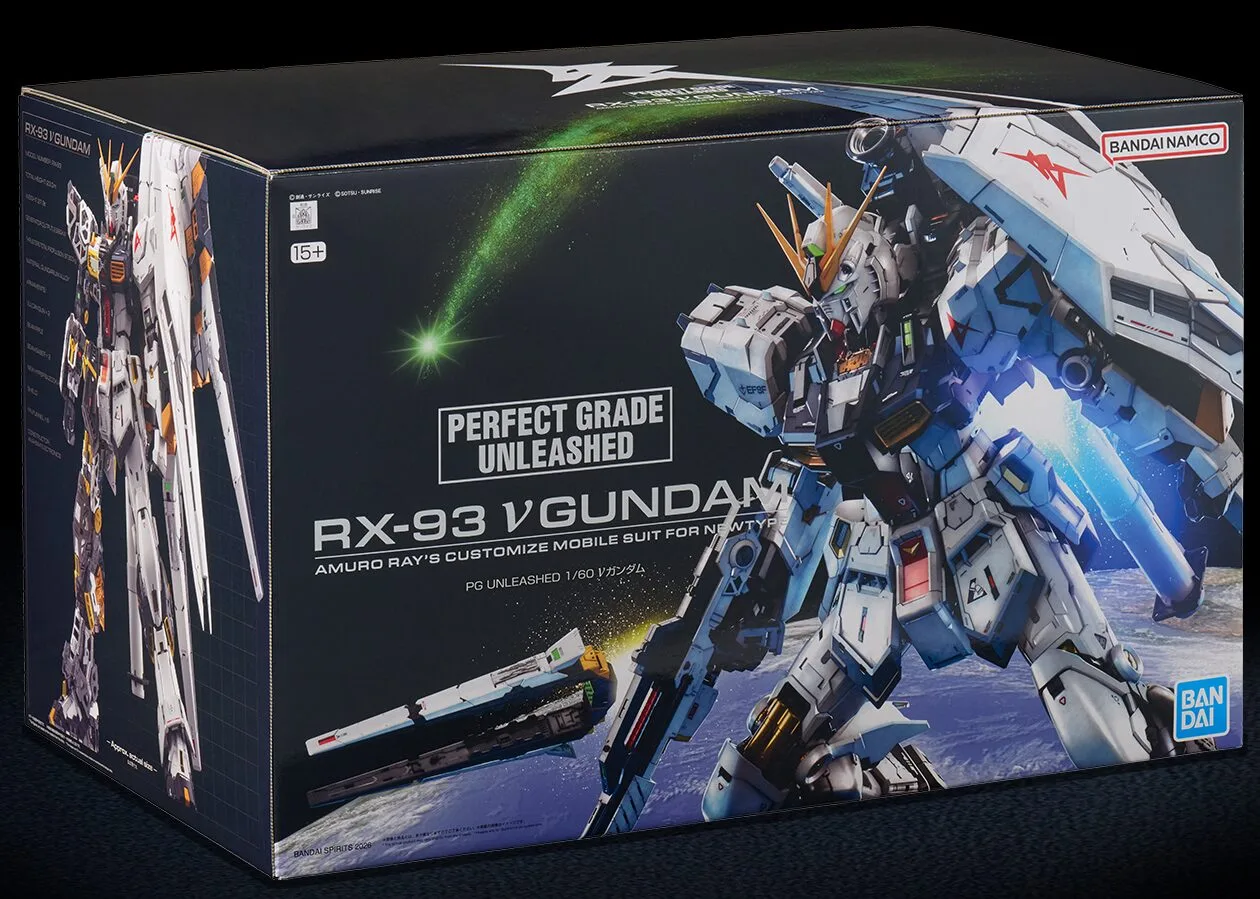 PG UNLEASHED 1/60 νガンダムのプラモデルのパッケージ