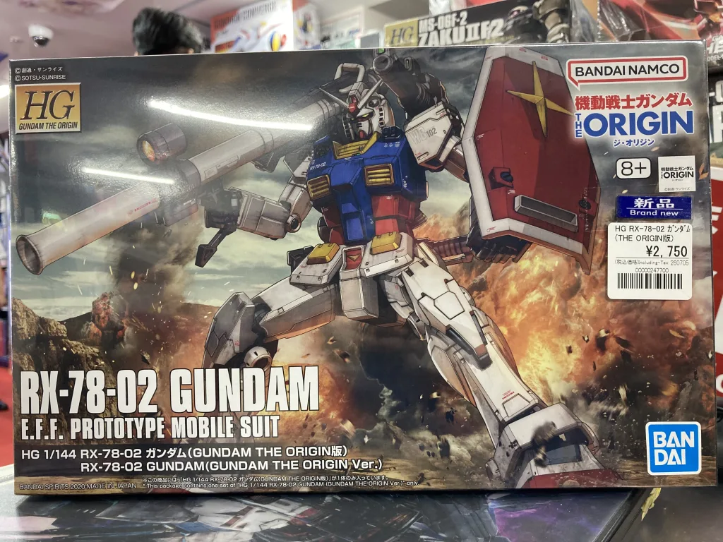 HG 1/144 RX-78-02 ガンダム (GUNDAM THE ORIGIN版)