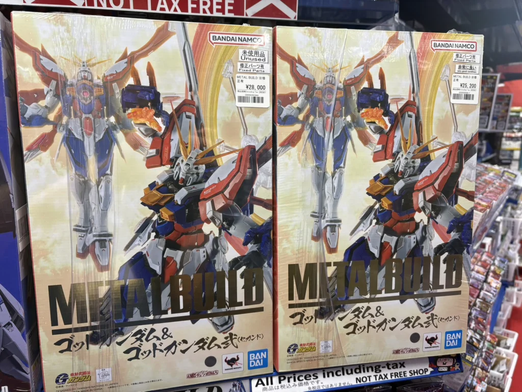 METAL BUILD ゴッドガンダム&ゴッドガンダム弐(セカンド)