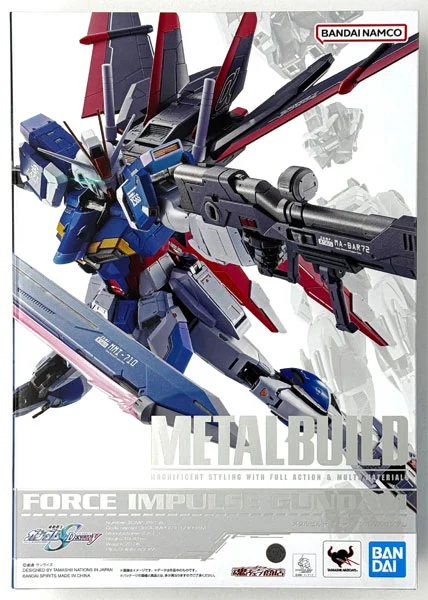 フォースインパルスガンダムのメタルビルドのパッケージ