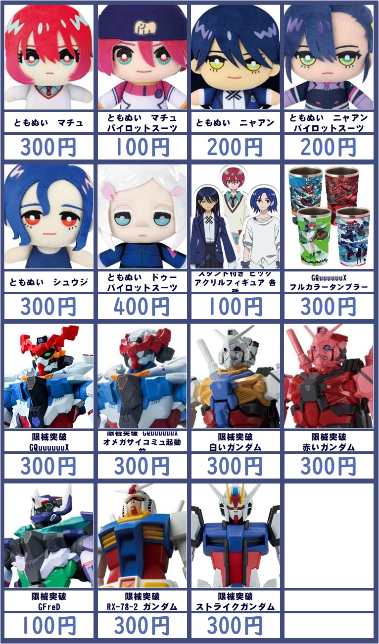 GQuuuuuuX買取価格