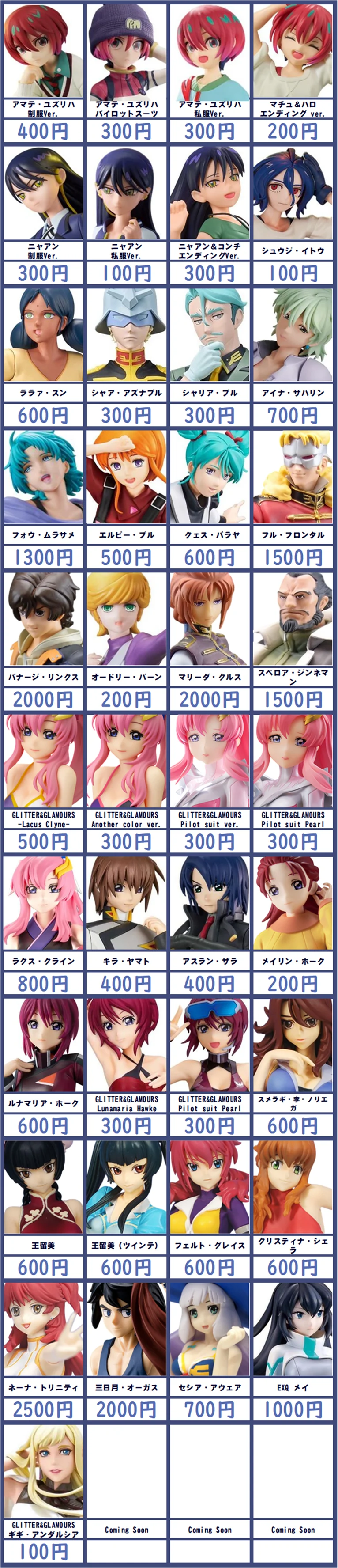 フィギュア買取価格