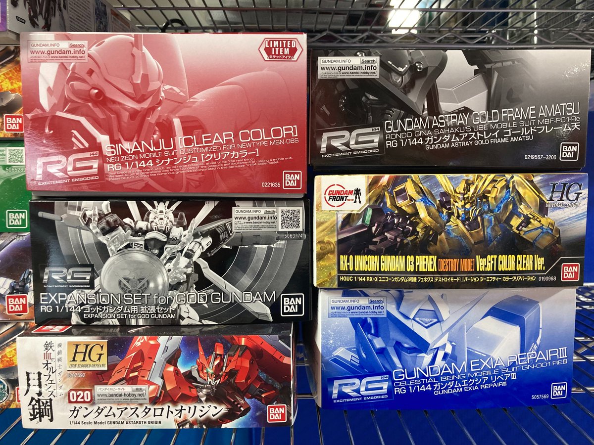 いつも宅配買取のご利用ありがとうございます‍！！
色々なガンプラをお買取させて頂きました！！！！ 便利な宅配買取をご利用下さい！
詳細は⇩のURLを⇩⇩クリック⇩⇩
otachu-akiba.com/4go/delivery/ ガンプラの買取はおたちゅう。秋葉原4号店へ！